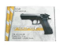 Пневматический пистолет Stalker STJR (3 Дж, Jericho 941, неподвижный затвор, шарики ВВ, металл, CO₂) 4,5 мм