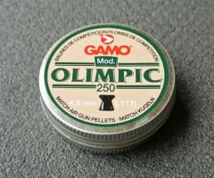Пули Gamo Olimpic 4,5 мм, 0,49 г (250 штук)