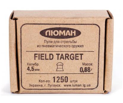 Пули Люман Field Target 4,5 мм 0,68г 1250 штук