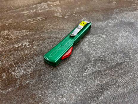 Фронтальный складной нож Microtech Stroy M-2 Зелёный, Микротек Строй