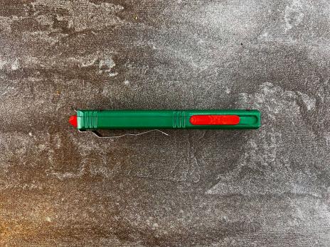 Фронтальный складной нож Microtech Stroy M-2 Зелёный, Микротек Строй