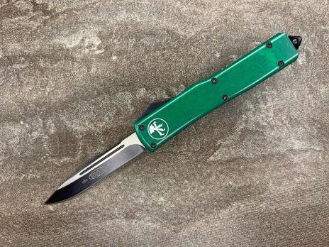 Фронтальный складной нож Microtech Spyder S-2 Зелёный, Микротек Спайдер