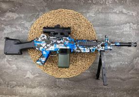 Пулемет гидрогелевый, орбибольный М249 light machine gun