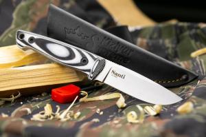 Туристический нож Kizlyar Supreme Santi D2 StoneWash G10