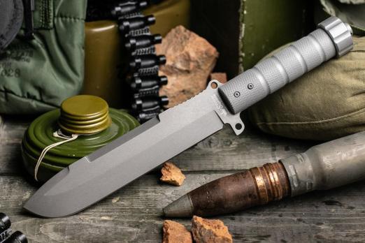 Нож для выживания Kizlyar Supreme Survivalist-X D2 алюм. рукоять