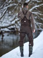 Полукомбинезон мужской DrakeBrake Soft-Shell Bib (флис, коричневый)